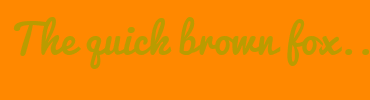 Image with Font Color BA9C00 and Background Color FF8800